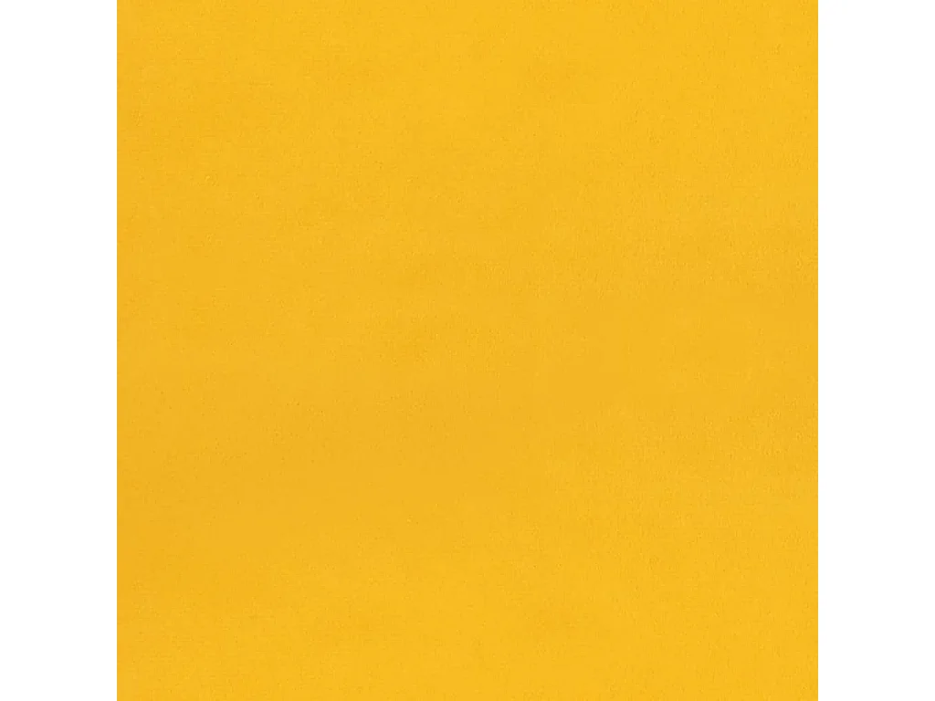 Sofá-cama 2 lugares com duas almofadas veludo amarelo