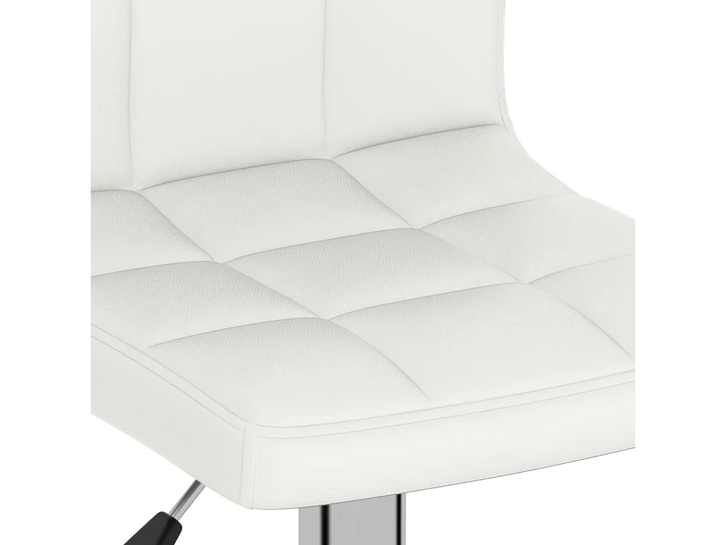 Tabouret de bar Blanc Similicuir