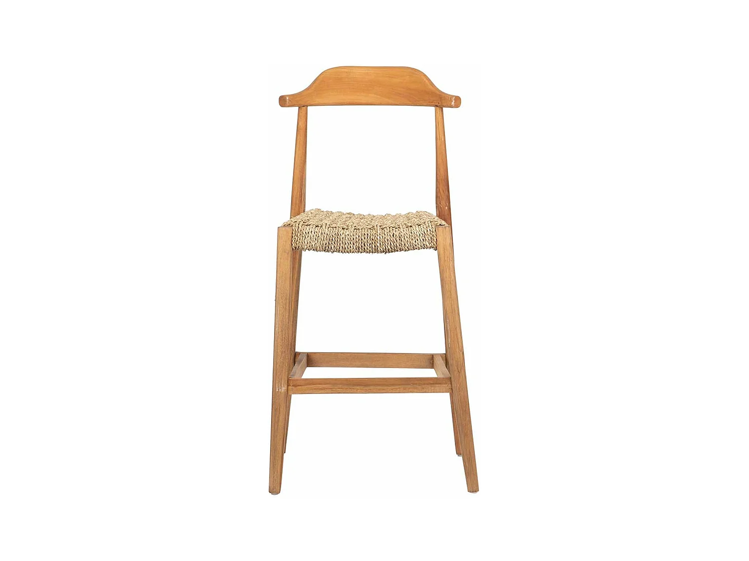 Taburete Bar Teca Natural 50x50x110 Cm