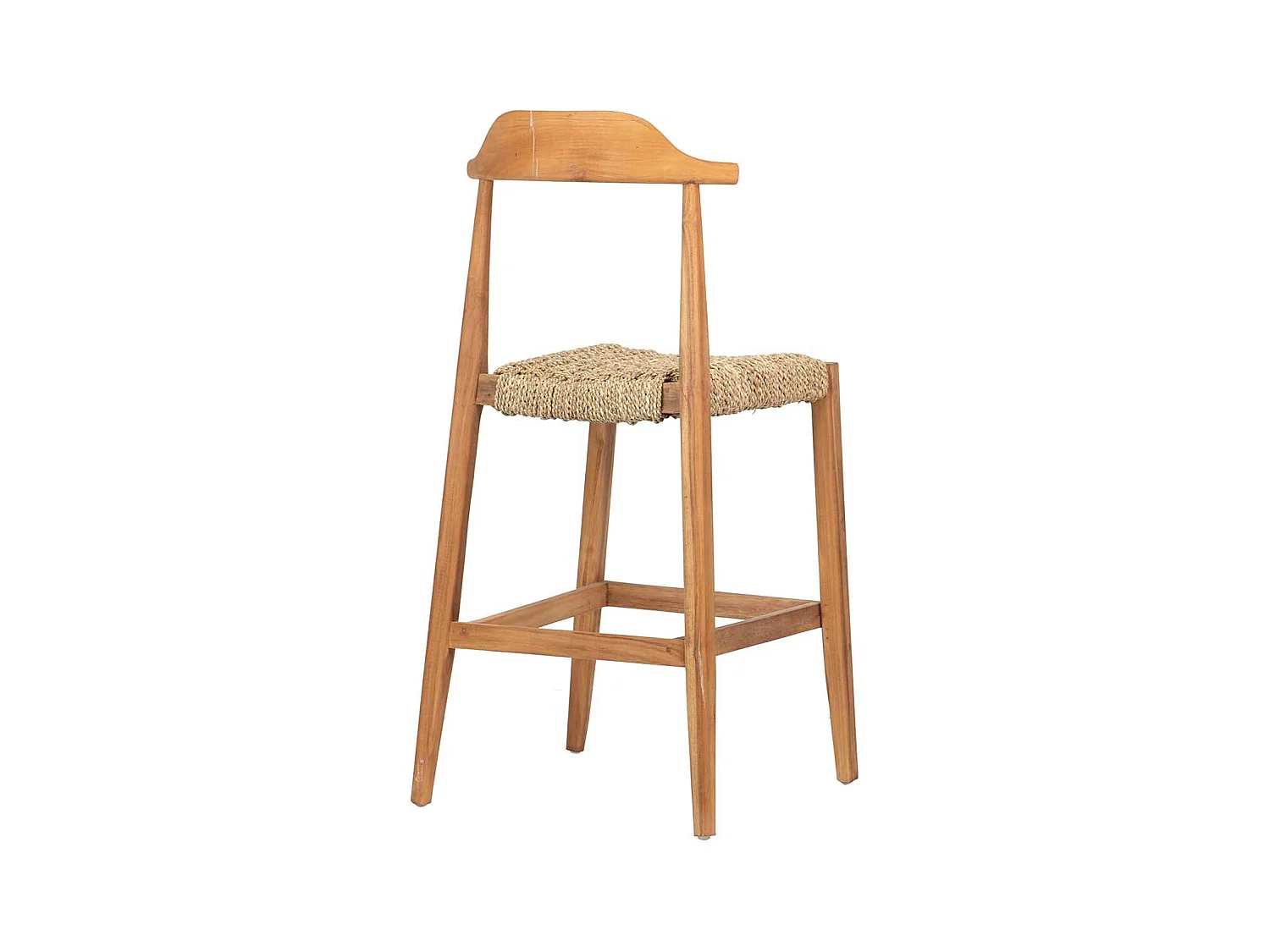 Taburete Bar Teca Natural 50x50x110 Cm