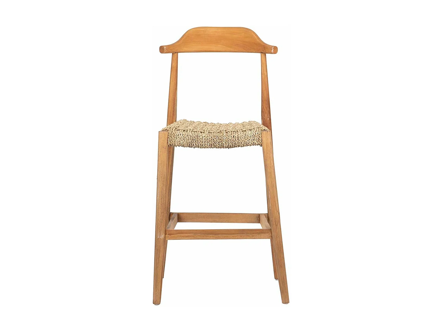 Taburete Bar Teca Natural 50x50x110 Cm