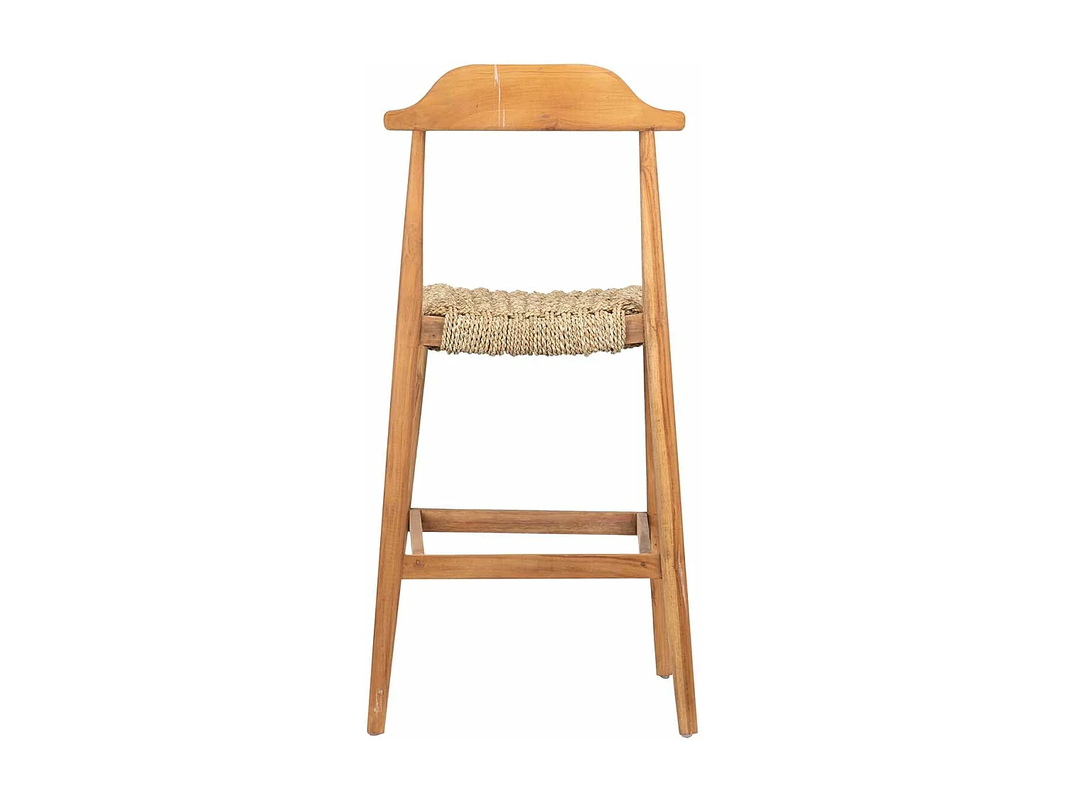 Taburete Bar Teca Natural 50x50x110 Cm