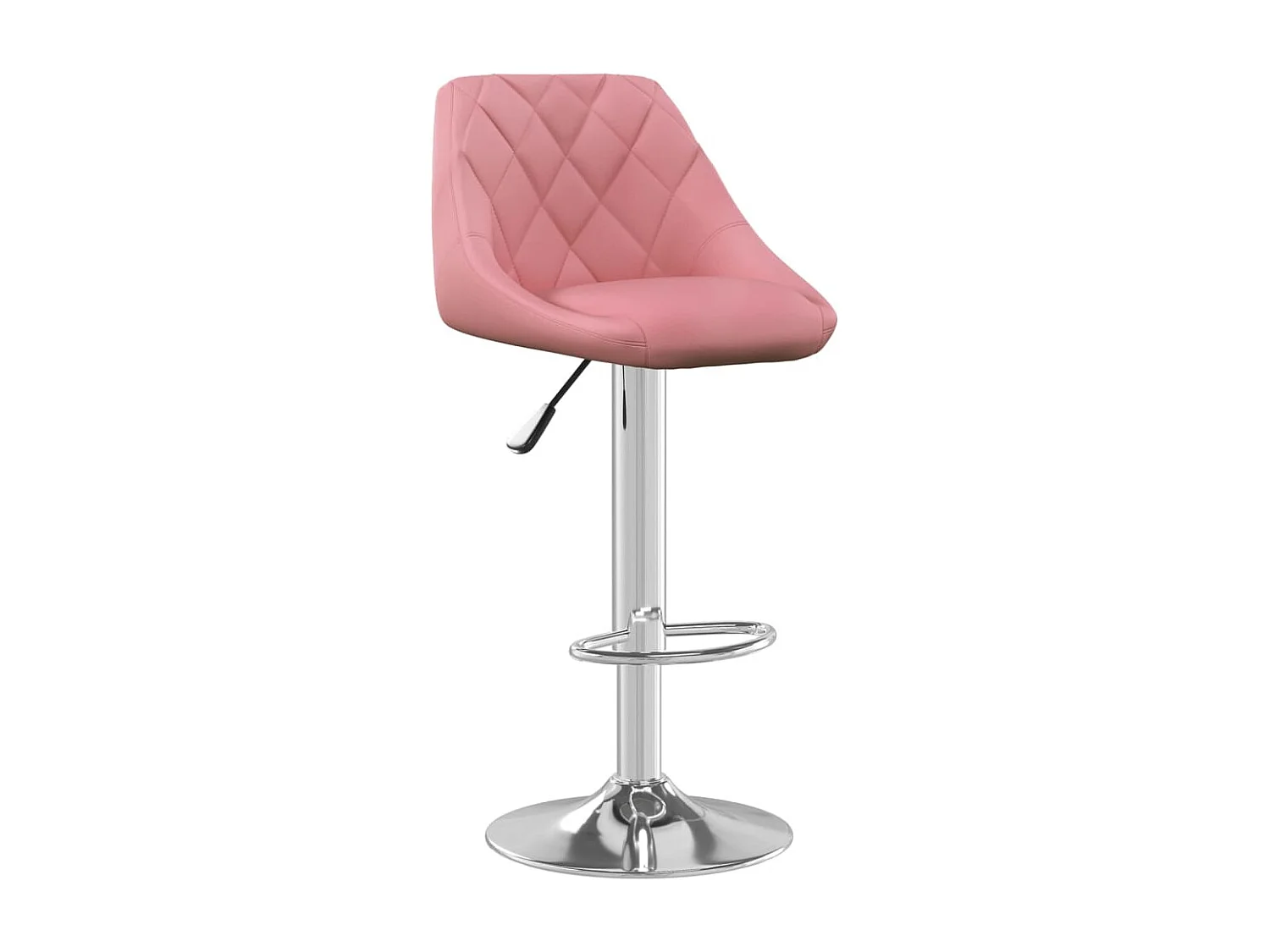 Tabouret de bar Rose Velours
