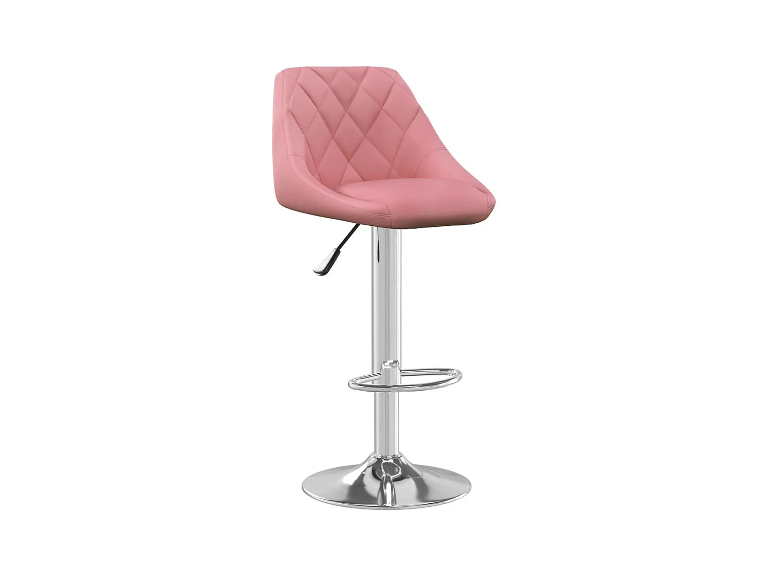 Tabouret de bar Rose Velours