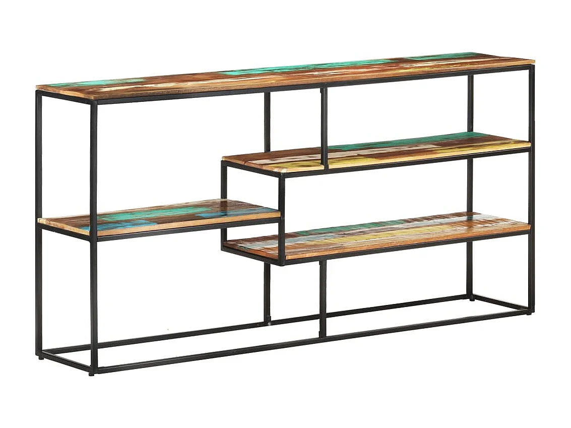 Credenza 150x30x75 cm in Legno Massello di Recupero