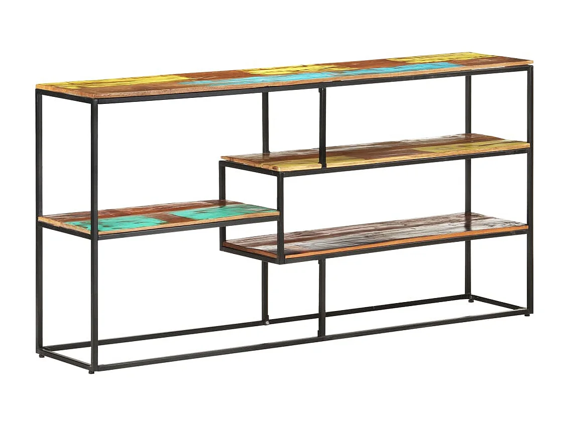 Credenza 150x30x75 cm in Legno Massello di Recupero