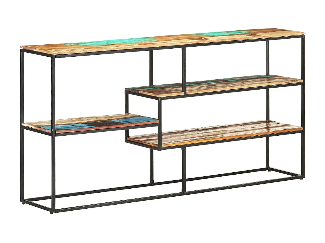 Credenza 150x30x75 cm in Legno Massello di Recupero