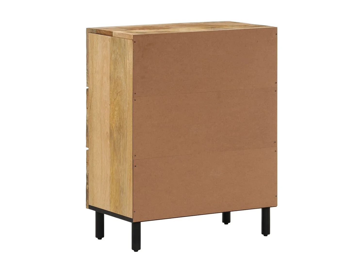 Beistellschrank 60x33x75 cm Massivholz Mango
