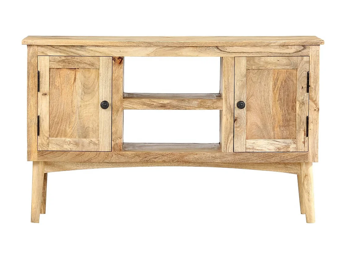 Buffet 100x35x60 cm Bois de manguier massif