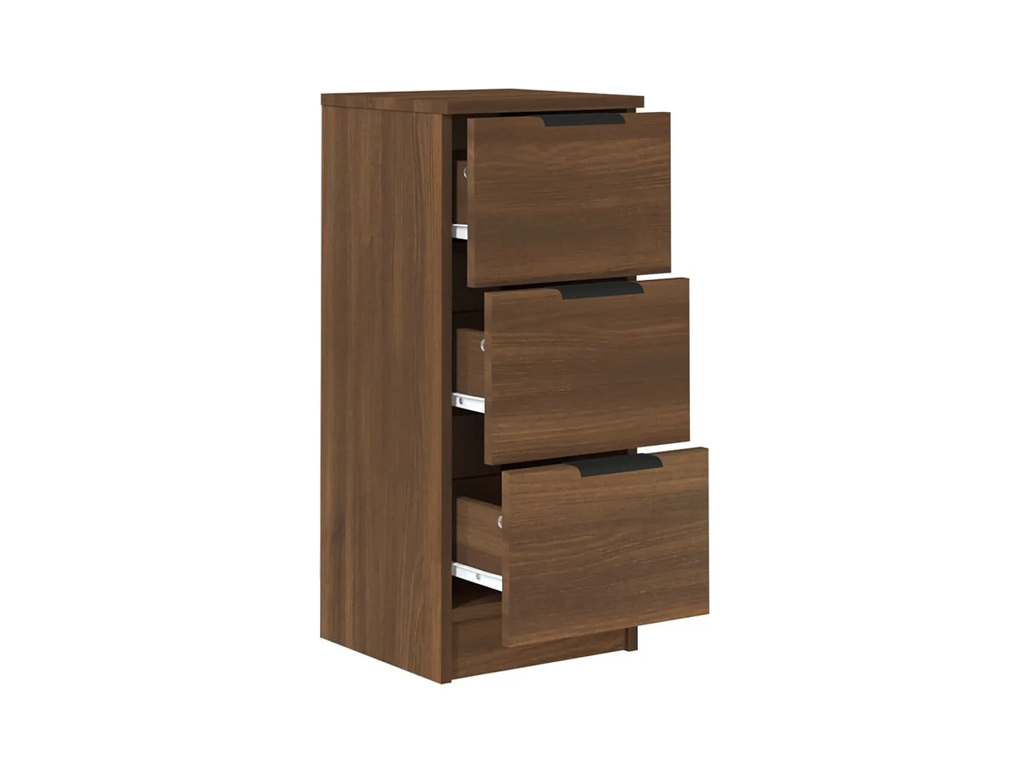 Sideboards 2 Stk. Braun Eichen-Optik 30x30x70 cm Holzwerkstoff