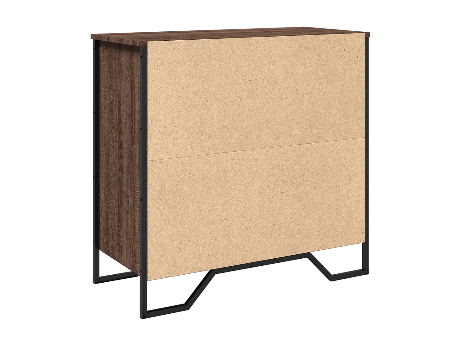 Credenza Rovere Marrone 78x35,5x74,5 cm in Legno Multistrato