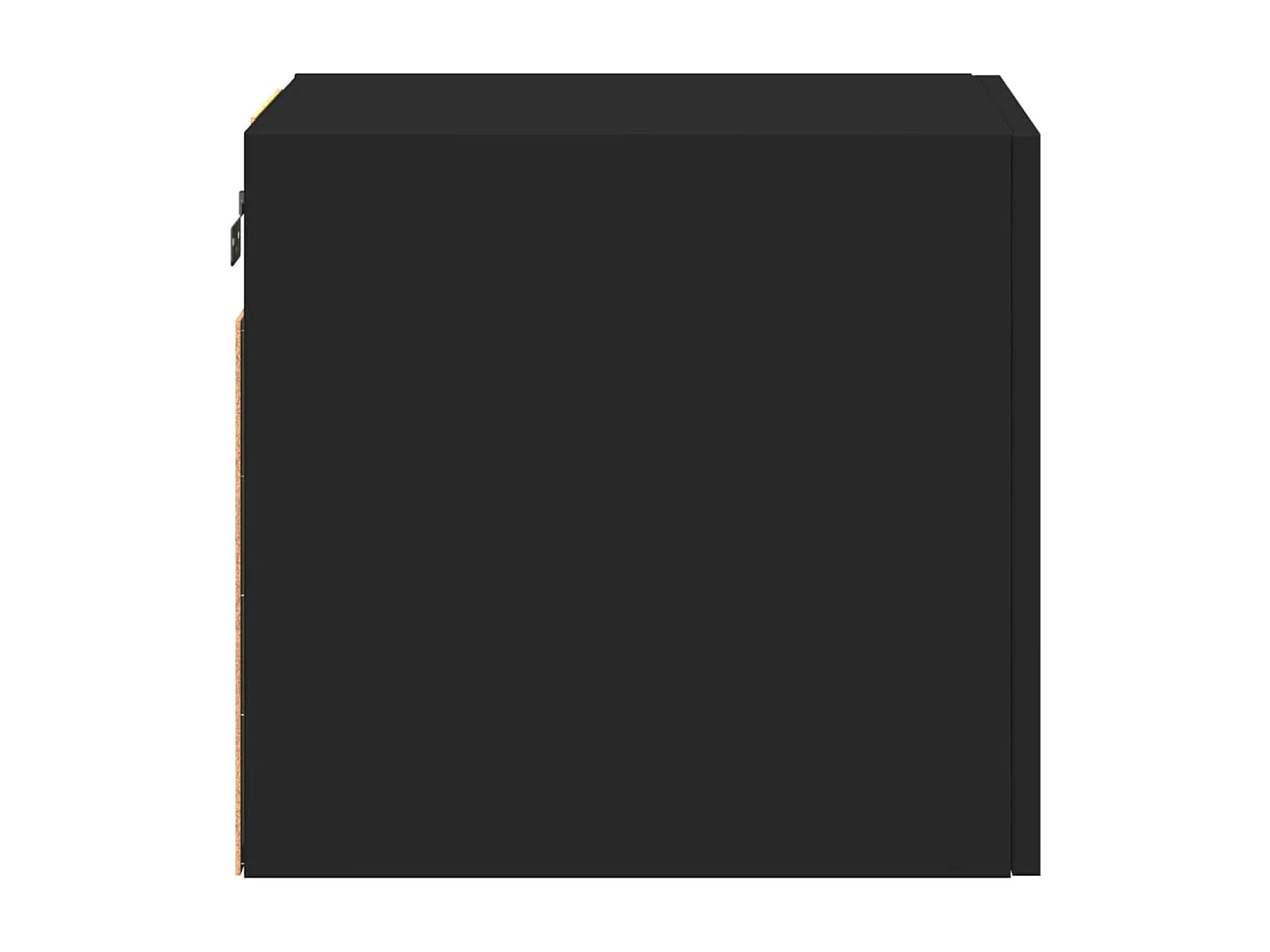 Armário de parede 40x42,5x40 cm derivados de madeira preto