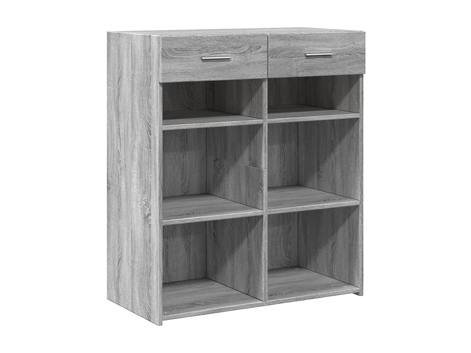 Buffet sonoma gris 80x42,5x93 cm bois d'ingénierie