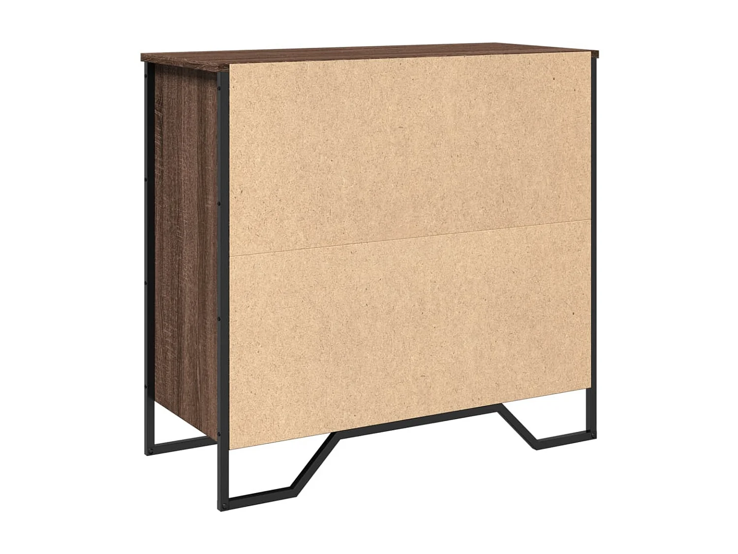 Sideboard Braun Eichen-Optik 79,5x35,5x74,5 cm Holzwerkstoff