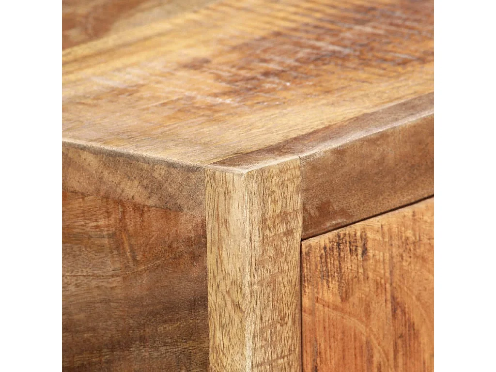 Table console Doré 90x30x75 cm Bois de récupération massif