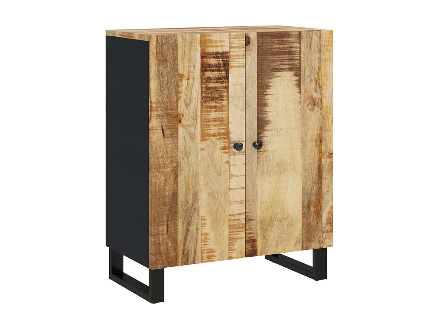 Buffets 3 pcs Bois de manguier brut