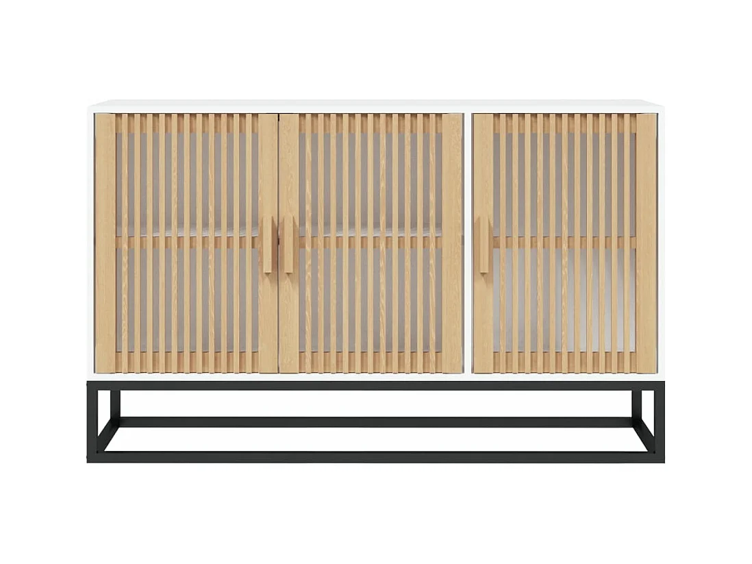 Sideboard Weiß 105x30x65 cm Holzwerkstoff