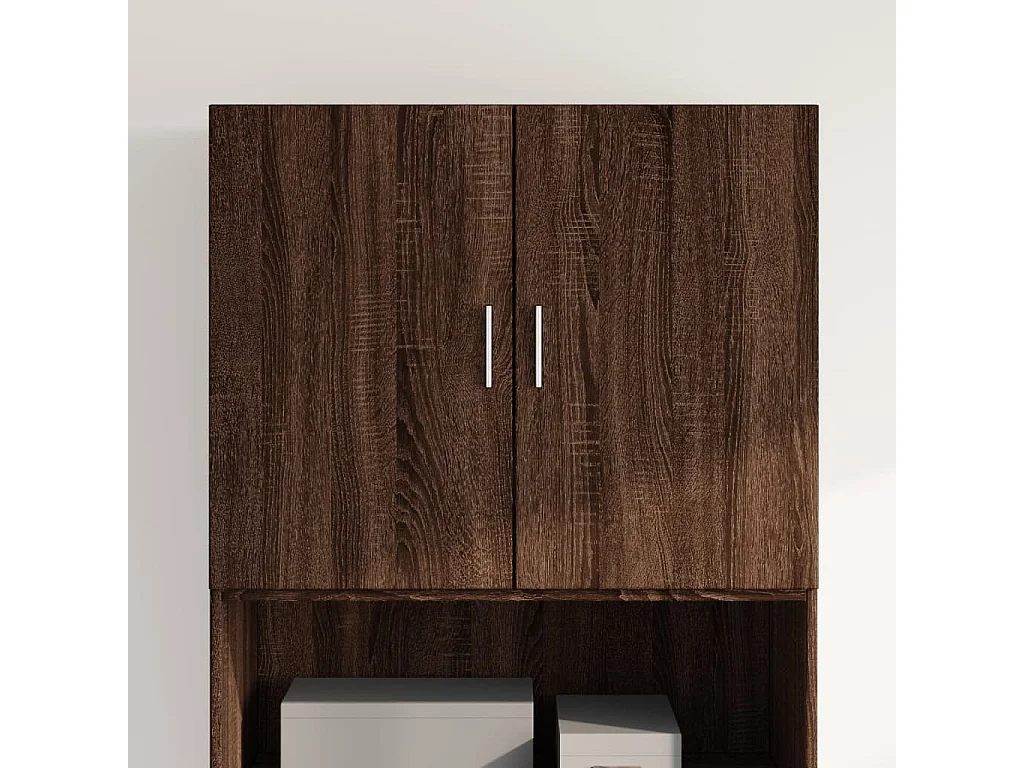 Armoire murale chêne marron 80x42,5x64 cm bois d'ingénierie
