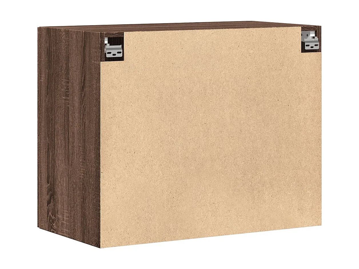 Armoire murale chêne marron 80x42,5x64 cm bois d'ingénierie