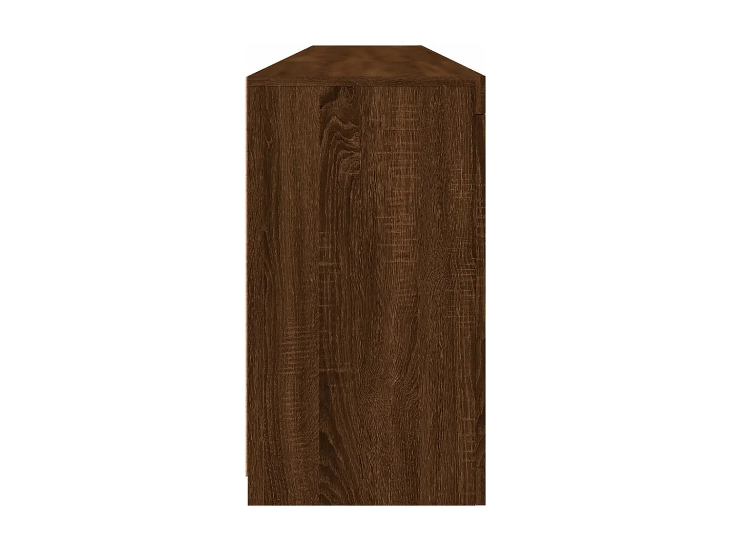 Sideboard mit LED-Leuchten Braun Eichen-Optik 202x37x67 cm