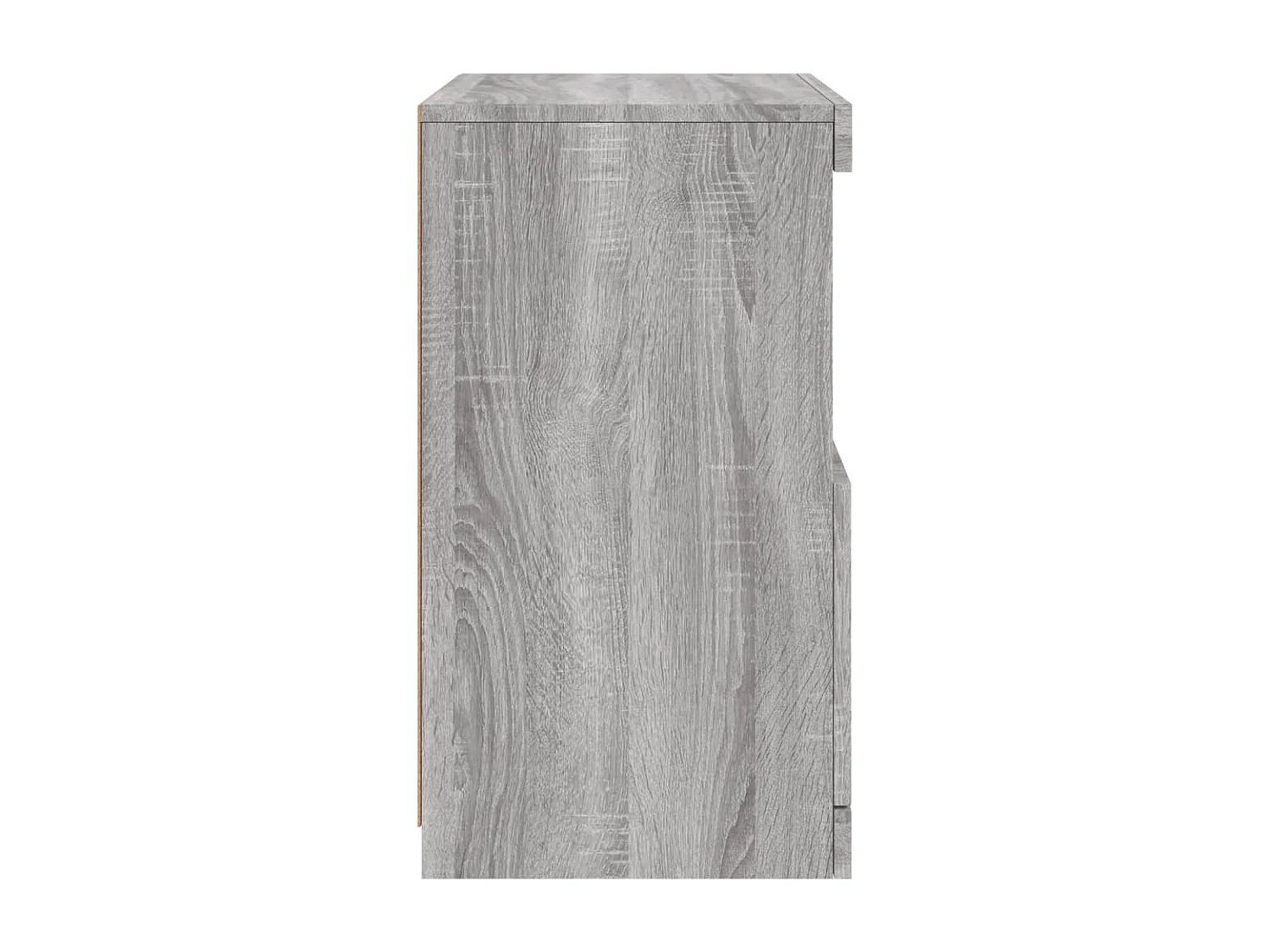Sideboard mit LED-Leuchten Grau Sonoma 41x37x67 cm