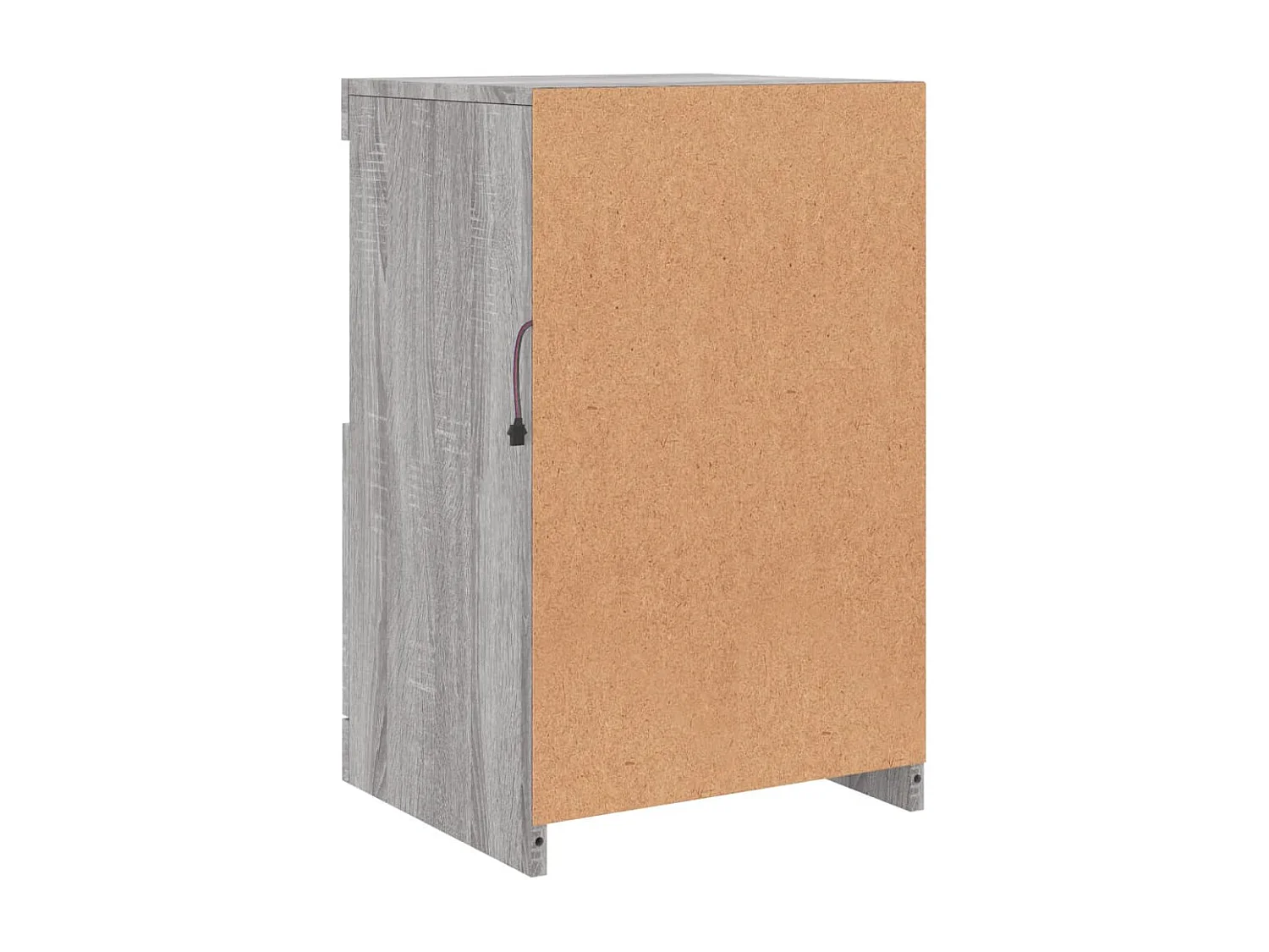 Sideboard mit LED-Leuchten Grau Sonoma 41x37x67 cm