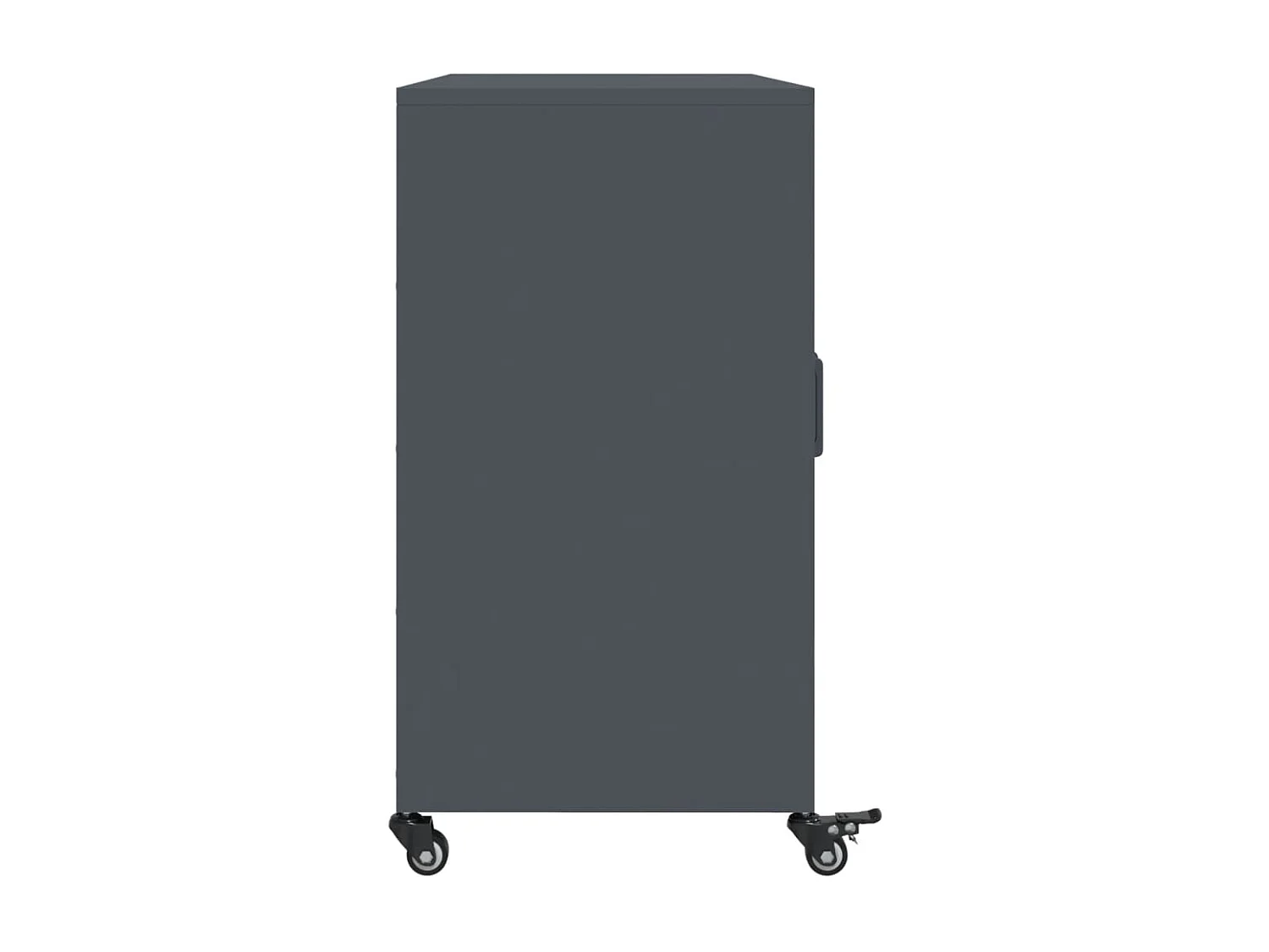 Credenza Antracite 100,5x39x72 cm in Acciaio