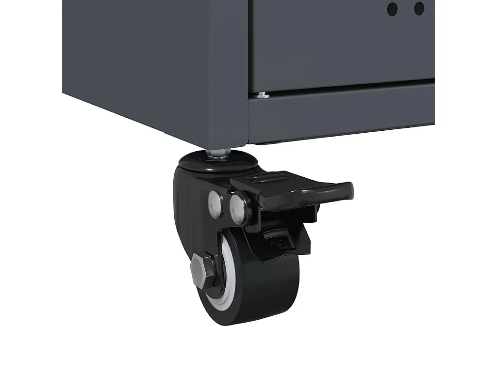 Credenza Antracite 100,5x39x72 cm in Acciaio