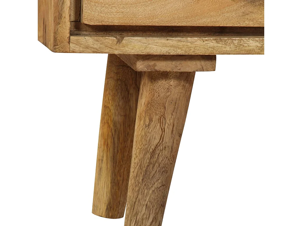 Aparador de madera maciza de mango 90x30x69 cm
