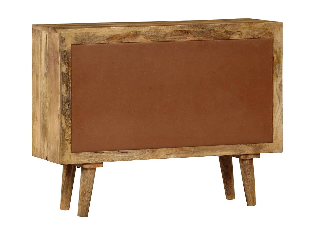 Aparador de madera maciza de mango 90x30x69 cm