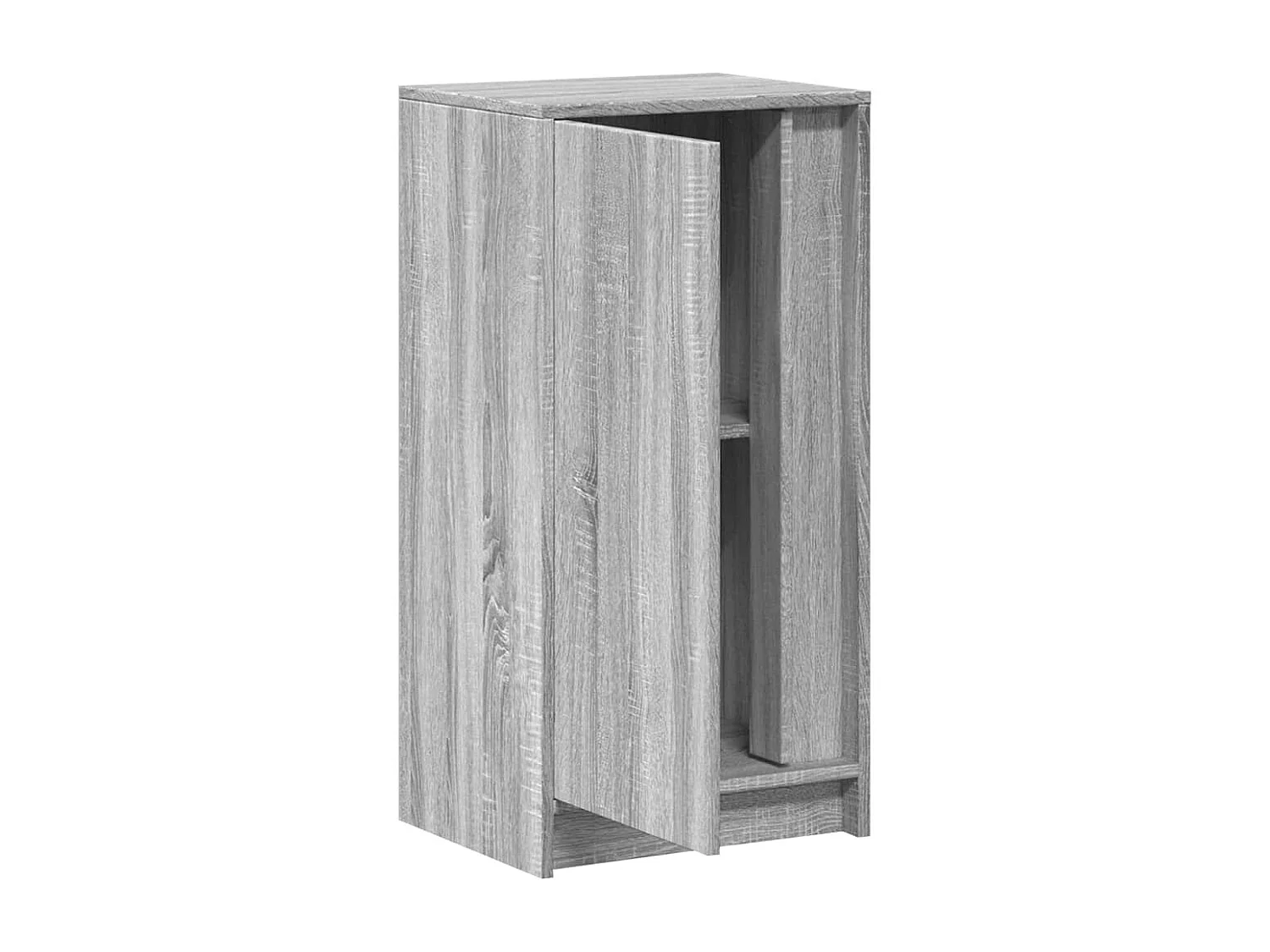 LED-Sideboard Grau Sonoma 42,5x34x85 cm Holzwerkstoff