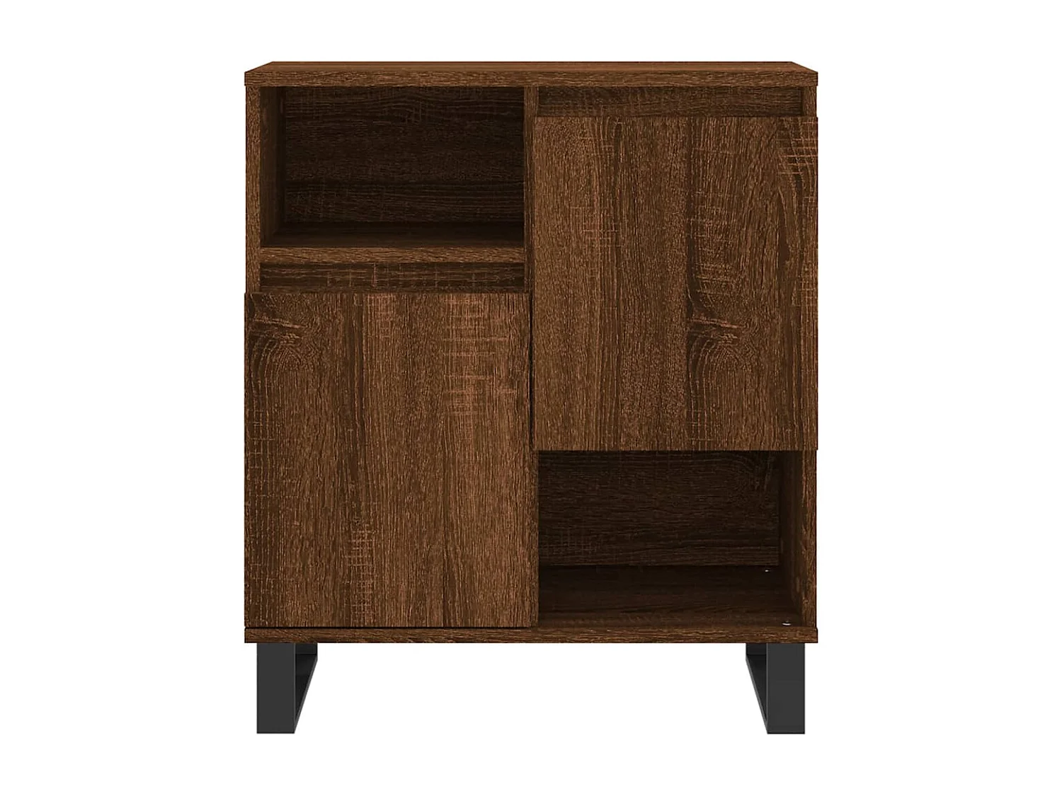 Buffets 3 pcs Chêne marron Bois d'ingénierie