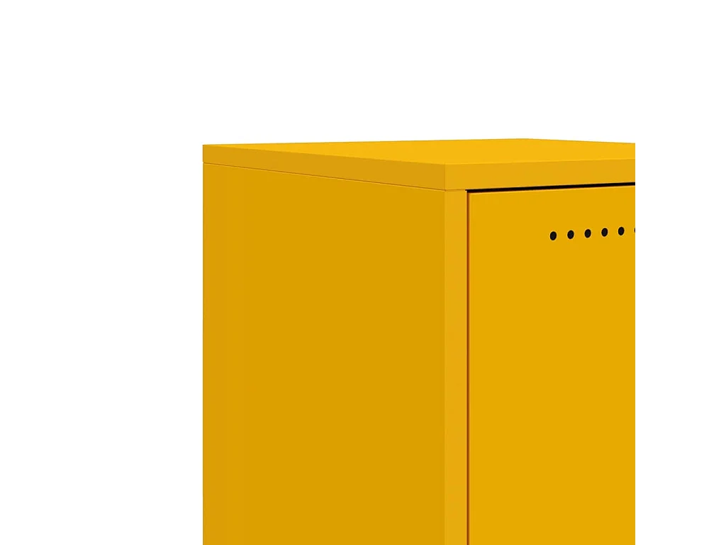 Sideboard Senfgelb 36x39x72 cm Stahl