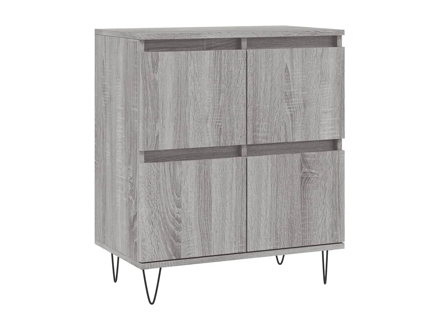 Sideboards 3 Stk. Grau Sonoma Holzwerkstoff