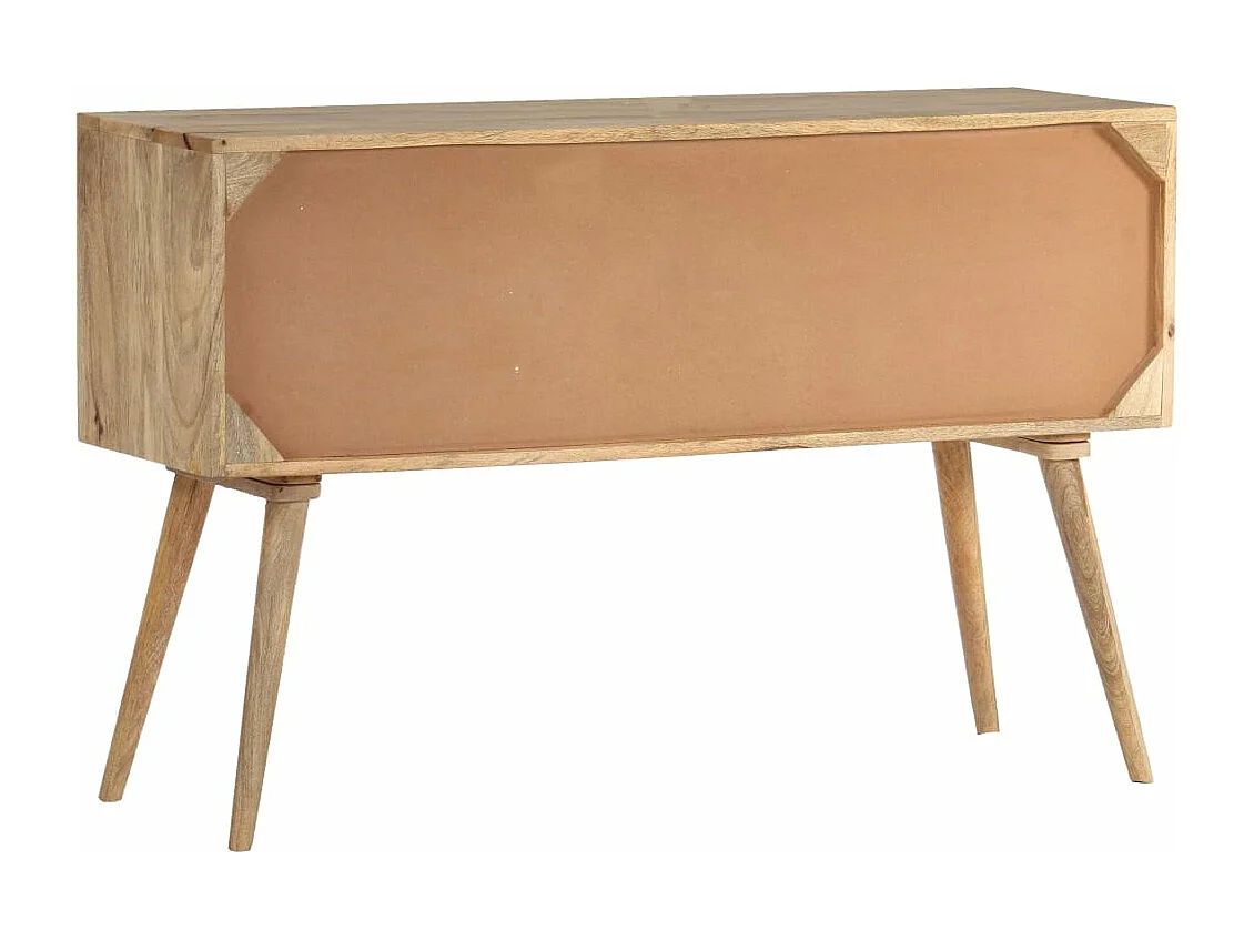 Buffet 118x35x75 cm Bois de manguier massif