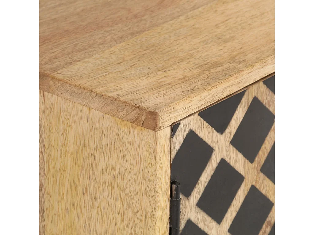 Buffet 118x35x75 cm Bois de manguier massif