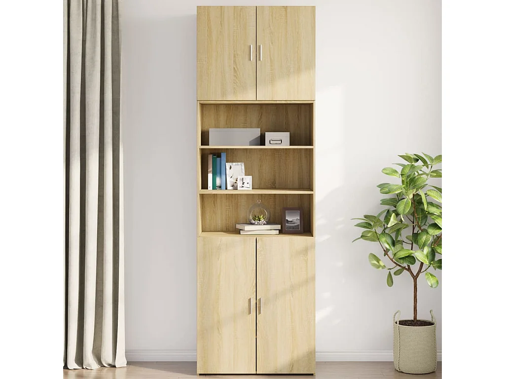Armário parede 80x42,5x40 cm derivados madeira carvalho sonoma