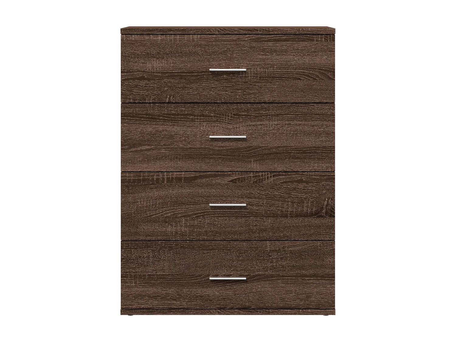 Buffet chêne marron 60x39x80 cm bois d'ingénierie