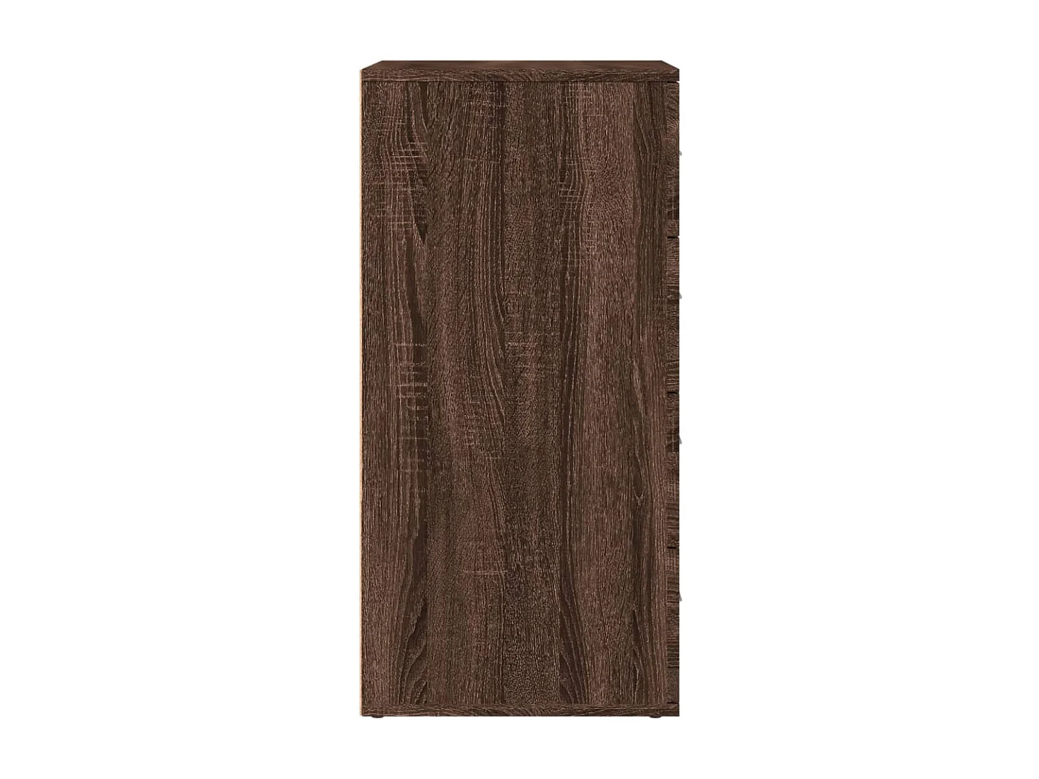 Buffet chêne marron 60x39x80 cm bois d'ingénierie