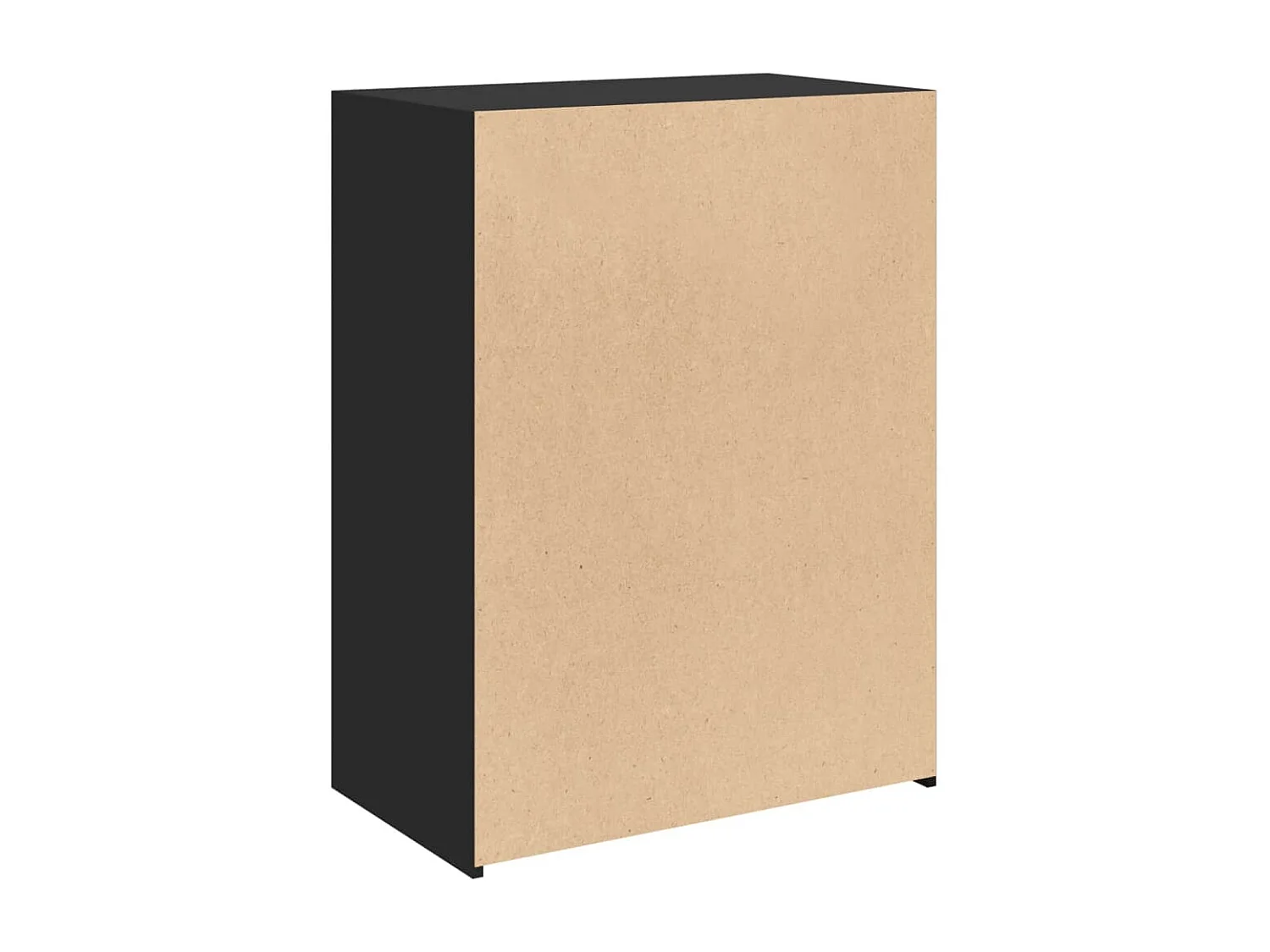 Credenza Nera 70x41x93 cm in Legno Multistrato