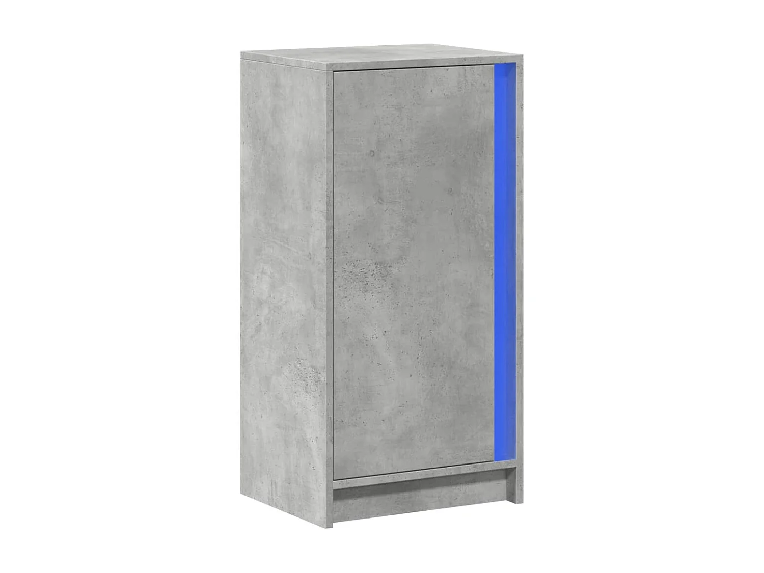 LED-Sideboard Betongrau 42,5x34x85 cm Holzwerkstoff