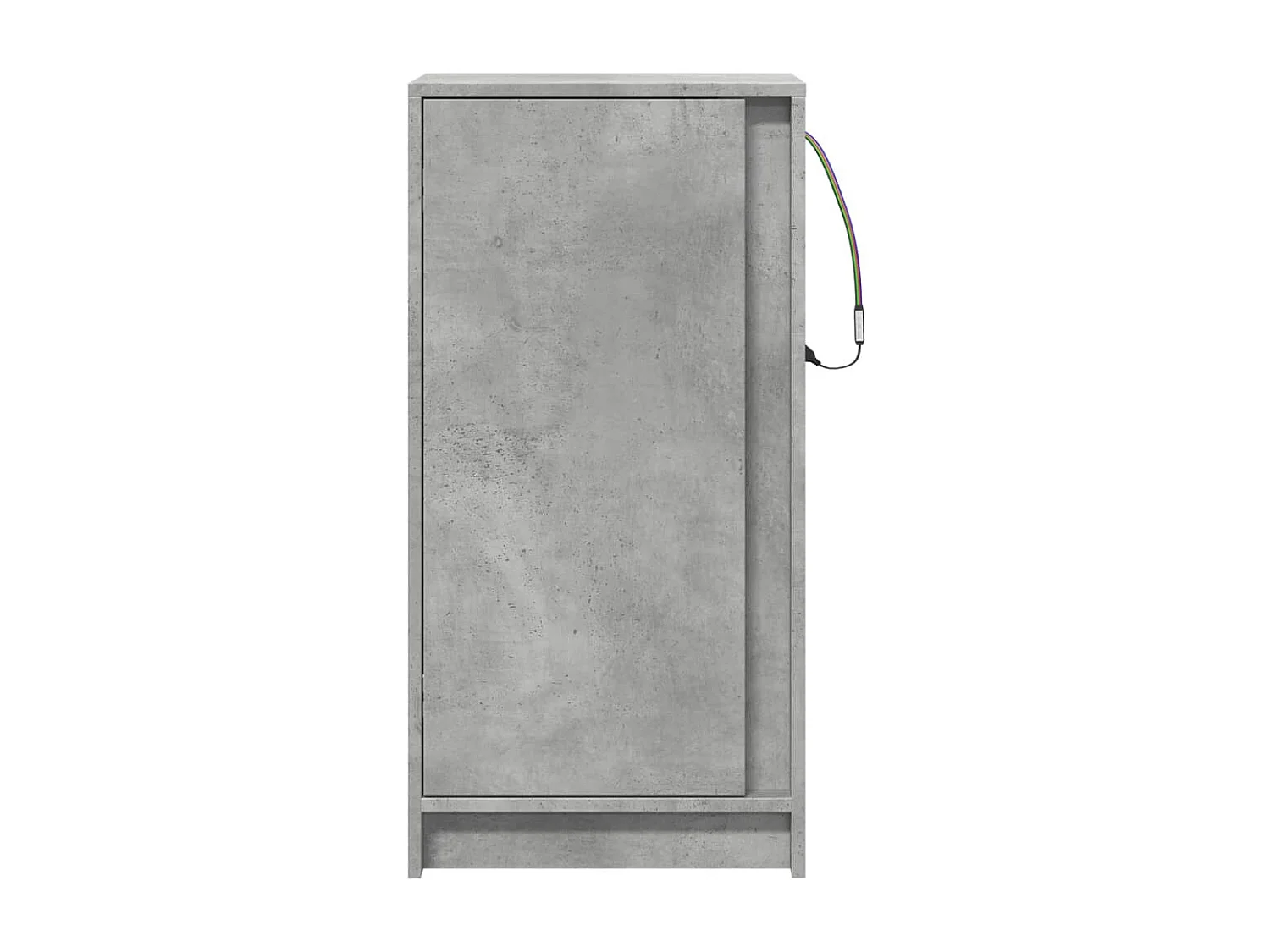 LED-Sideboard Betongrau 42,5x34x85 cm Holzwerkstoff