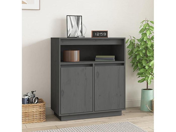 Mobile Credenza Pino 2 Ante 2 Cassetti Buffet Dispensa Soggiorno Cucina Rustico
