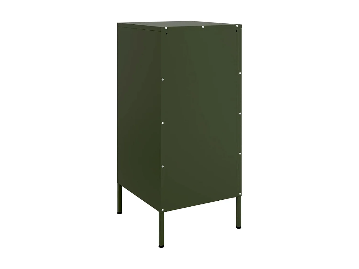 Credenze 2 pz Verde Oliva 36x39x79 cm Acciaio