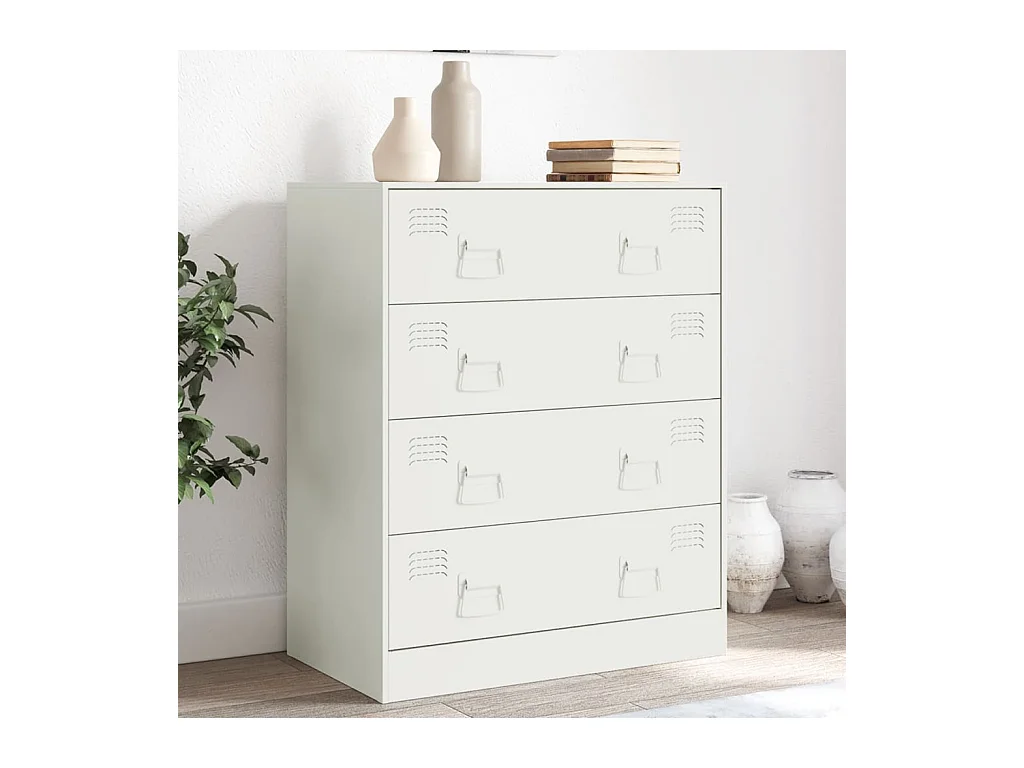 Credenza Rosa 67x39x83 cm in Acciaio
