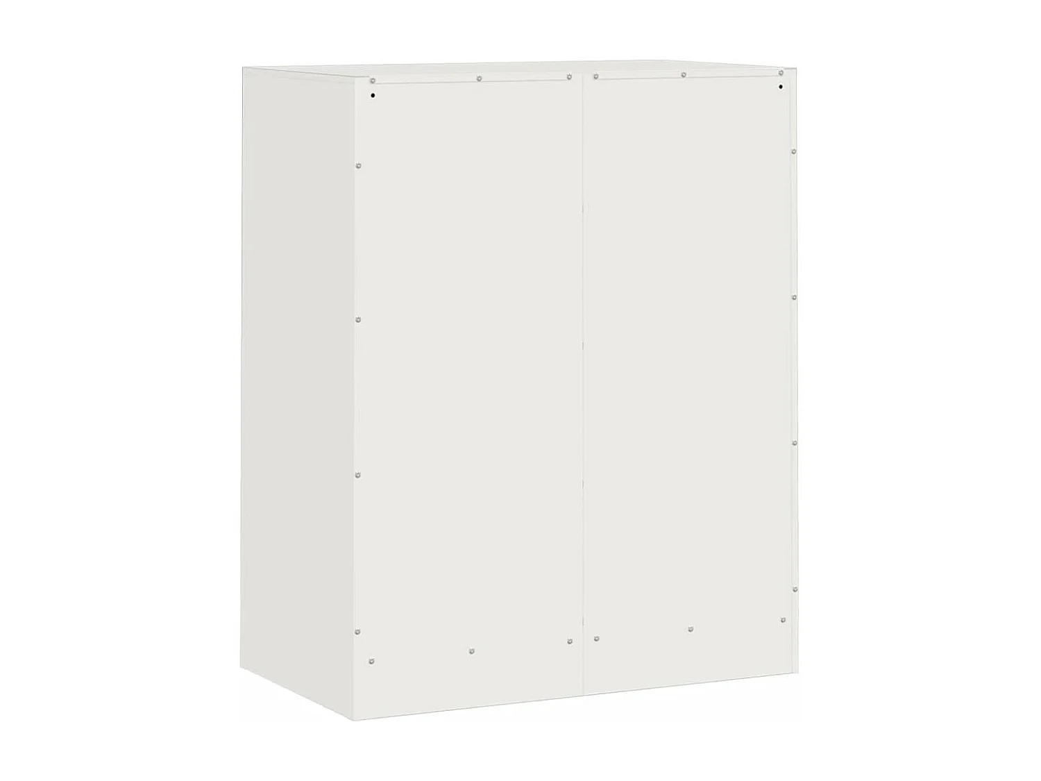 Aparador 67x39x83 cm aço branco