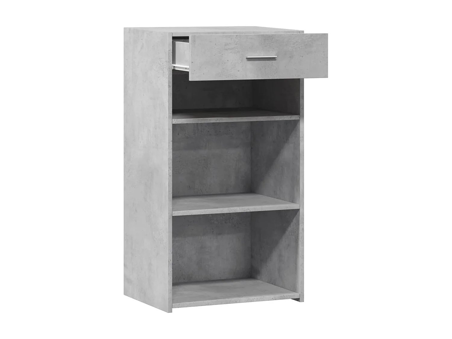 Credenza Grigio Cemento 50x42,5x93 cm in Legno Multistrato