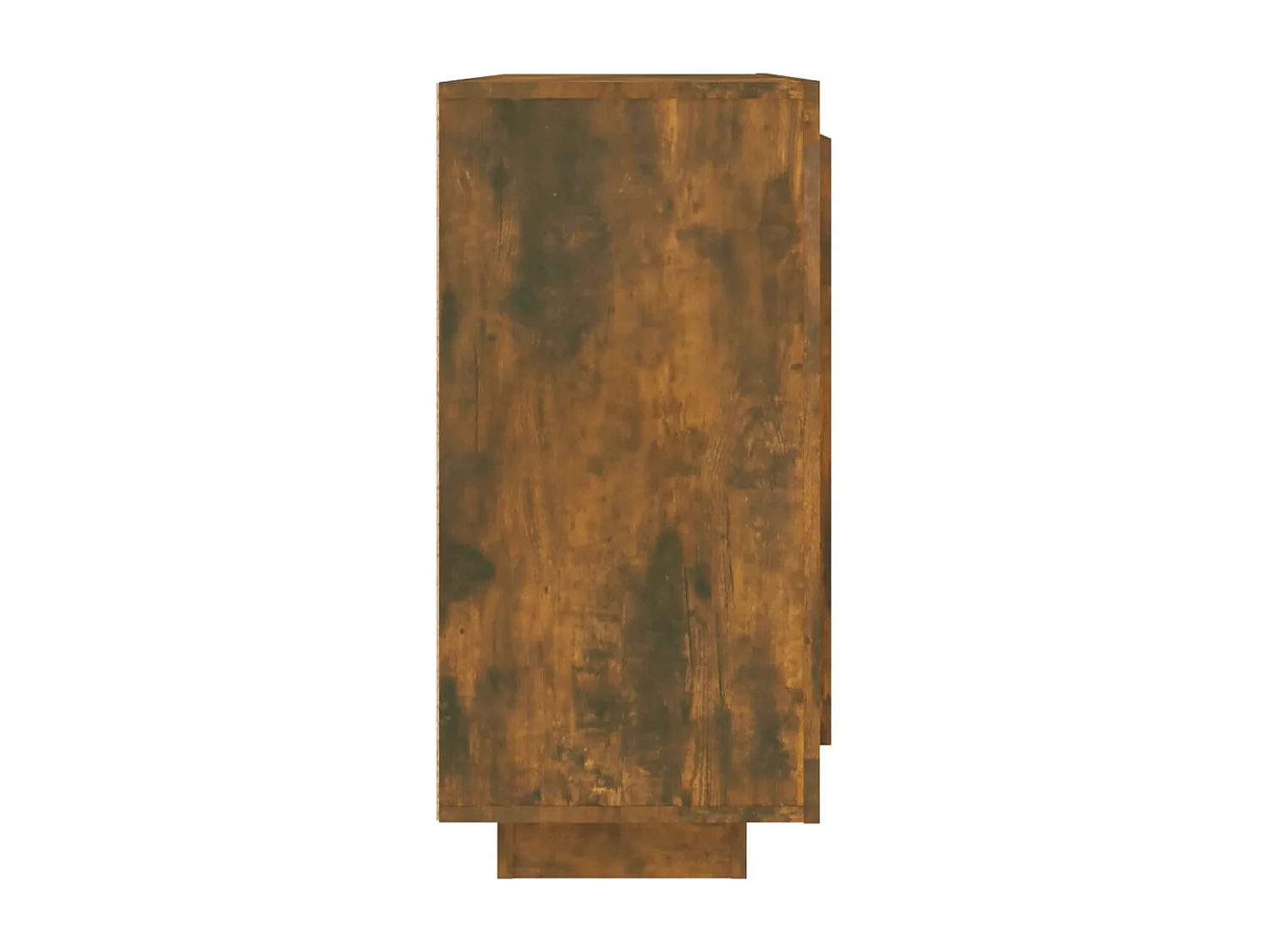 Aparador madera contrachapada color roble ahumado 92x35x75 cm