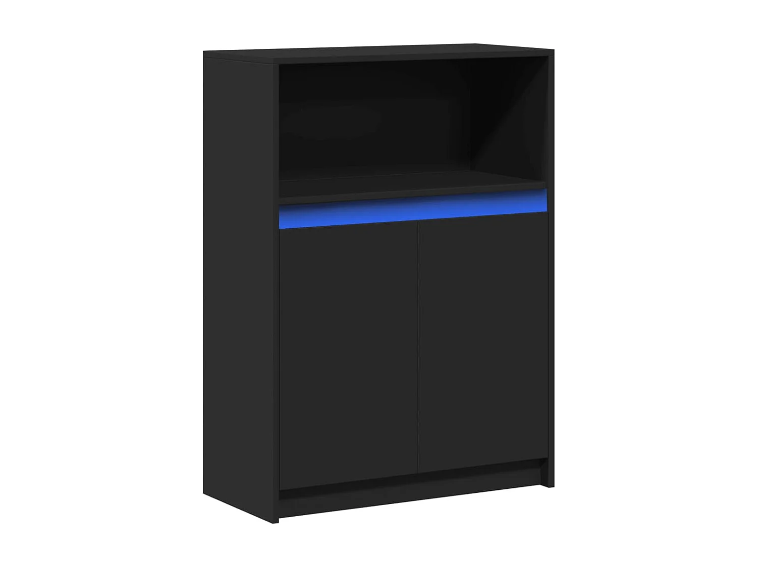 Aparador 72x34x100 cm derivados de madeira preto