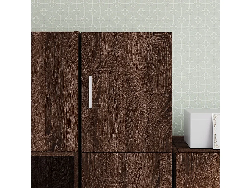 Armoire murale chêne marron 30x42,5x40 cm bois d'ingénierie